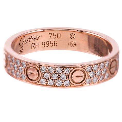 cartier rose gold love ring